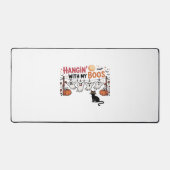 Happy Boo-Day Ghost Cat PNG - Spookachtig Schattig Bureaumat (Voorkant)