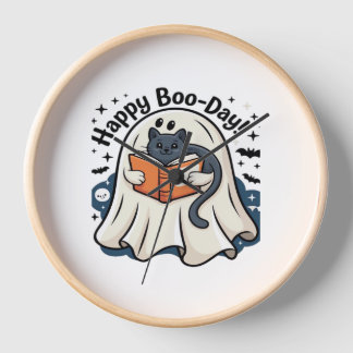 Happy Boo-Day Ghost Cat PNG - Spooky Cute Oversize