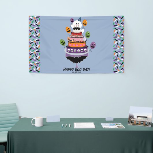 Happy Boo Day Ghost Celebration Spandoek (Beurs)