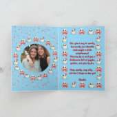 Happy Boo Day Schattige Ghost foto Halloween kaart (Binnen)