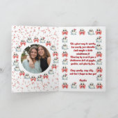 Happy Boo Day Schattige Ghost foto Halloween kaart (Binnen)