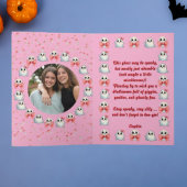 Happy Boo Day Schattige Ghost foto Halloween kaart