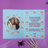 Happy Boo Day Schattige Ghost foto Halloween kaart