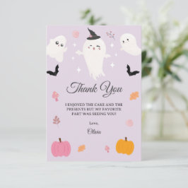 Happy Boo Day | Spooky BOO Day Celebration Bedankkaart