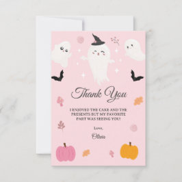 Happy Boo Day | Spooky BOO Day Celebration Bedankkaart