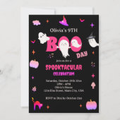 Happy Boo Day | Spooky BOO Day Celebration Kaart (Voorkant)