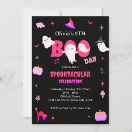 Happy Boo Day | Spooky BOO Day Celebration Kaart