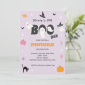 Happy Boo Day | Spooky BOO Day Celebration Kaart (Staand voorkant)