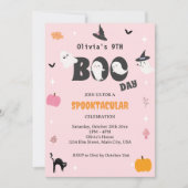 Happy Boo Day | Spooky BOO Day Celebration Kaart (Voorkant)
