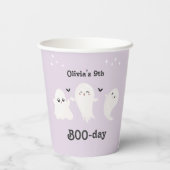 Happy Boo Day | Spooky BOO Day Celebration Papieren Bekers (Achterkant)