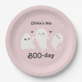 Happy Boo Day | Spooky BOO Day Celebration Papieren Bordje