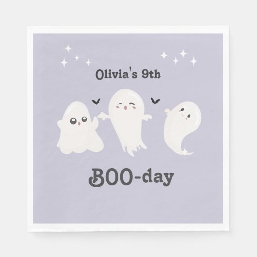 Happy Boo Day | Spooky BOO Day Celebration Servet (Voorkant)