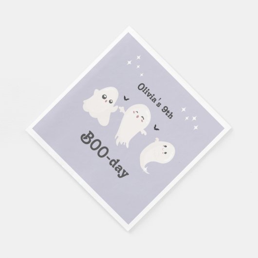 Happy Boo Day | Spooky BOO Day Celebration Servet (Hoek)