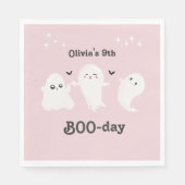 Happy Boo Day | Spooky BOO Day Celebration Servet (Voorkant)
