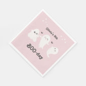 Happy Boo Day | Spooky BOO Day Celebration Servet (Hoek)