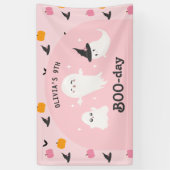 Happy Boo Day | Spooky BOO Day Celebration Spandoek (Verticaal)