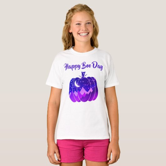 Happy Boo Day T-shirt (Voorkant volledig)