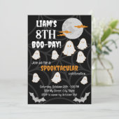 Happy Boo-Day uitnodiging (Staand voorkant)