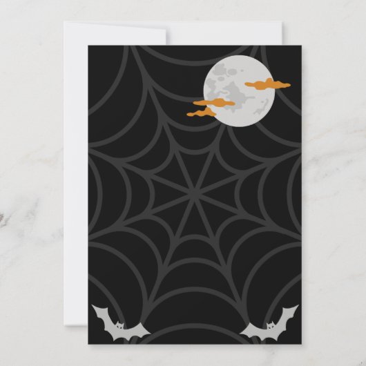 Happy Boo-Day uitnodiging (Achterkant)