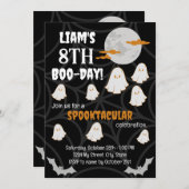 Happy Boo-Day uitnodiging (Voorkant / Achterkant)