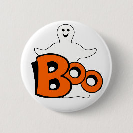 Happy Boo Ghost Ronde Button 5,7 Cm