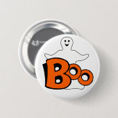 Happy Boo Ghost Ronde Button 5,7 Cm (Voorkant /achterkant)