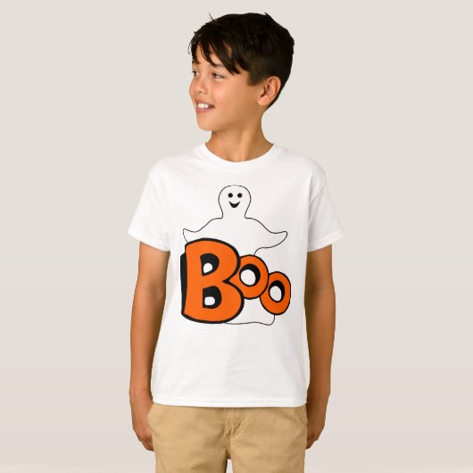 Happy Boo Ghost T-shirt (Voorkant volledig)