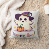 Happy Boo Schattige Ghost Sierkussen (Deken)
