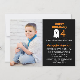 Happy BOO-thday Halloween Birthday Kaart