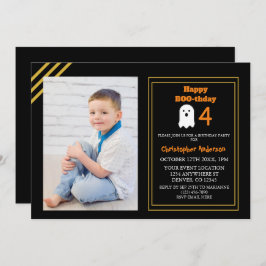 Happy BOO-thday Halloween Birthday Kaart