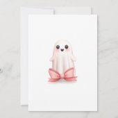 Happy Booday Uitnodiging, Halloween Verjaardag Kaart (Achterkant)