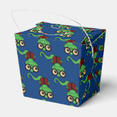 Happy Bookworm Blauwgroen Bedankdoosjes (Achterkant)