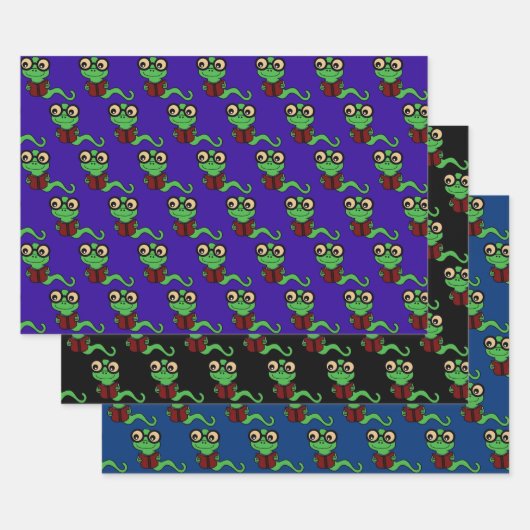 Happy Bookworm Collectie Inpakpapier Vel (Set)