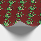 Happy Bookworm Rood Cadeaupapier (Hoek)