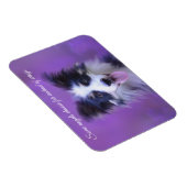 Happy Border Collie Dog, Angel met Fur Magnet Magneet (Rechterzijde)
