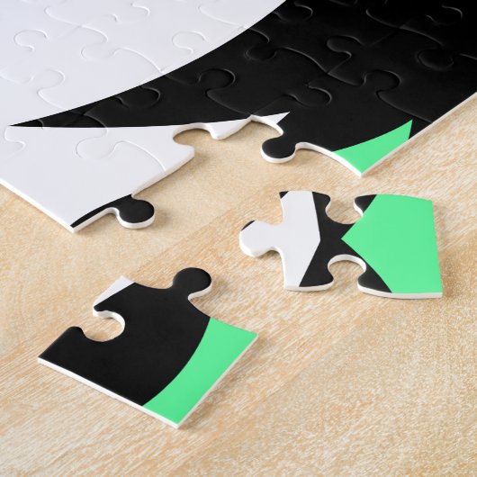 Happy Border Collie Jigzaag Puzzle Legpuzzel (Zijkant)