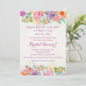 Happy Border-uitnodiging Kaart (Staand voorkant)