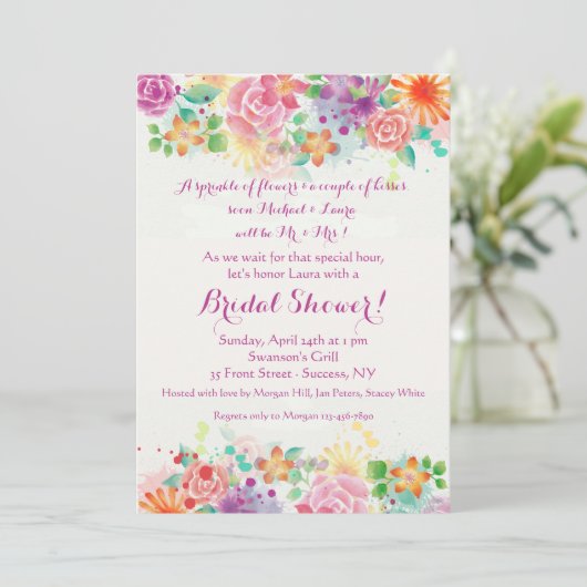 Happy Border-uitnodiging Kaart (Staand voorkant)