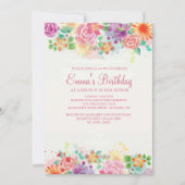 Happy Border-uitnodiging Kaart (Voorkant)