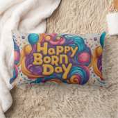 Happy Born Day Cake Kussen (Deken)