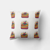 Happy Born Day Cake Kussen (Achterkant)