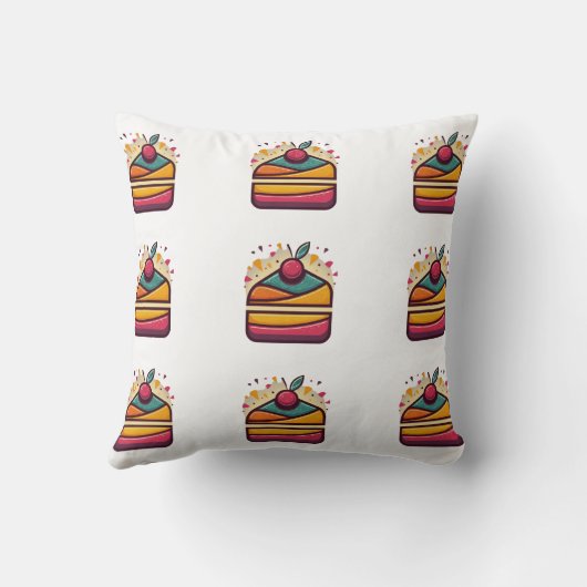 Happy Born Day Cake Kussen (Achterkant)