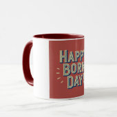 Happy Born Day Design Mok (Voorkant links)