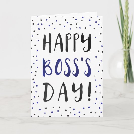 Happy Boss Day Bedankkaart (Voorkant)
