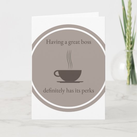 Happy Boss Day Card Kaart (Voorkant)