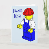 Happy Boss Day humor. Grappige dag van de baas Kaart (Voorkant)