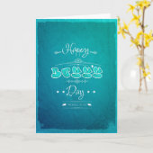 Happy Boss Day Kaart (Gele Bloem)