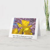 Happy Boss' Day! kaarten Bosses Bedankt narcissen (Achterkant)