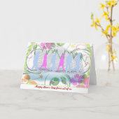 Happy Boss Day met ons allemaal Kaart (Gele Bloem)