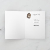 Happy Boss Day, om er maar één in nuthouse te vind Kaart (Binnen)